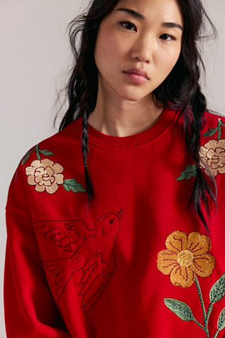 Denim and Bone Songbird Sweatshirt