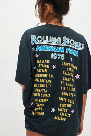 Daydreamer Rolling Stones 1978 Tour Oversized Tee