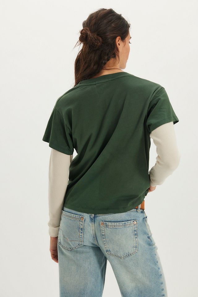 Daydreamer Applique Star Twofer Long Sleeve Top #1