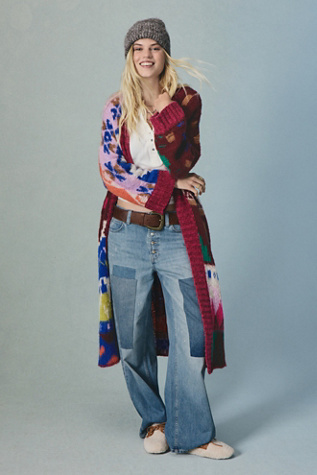We The Free Nia Patchwork Boyfriend Jeans