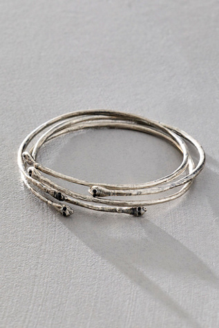 Alkemie Sterling Silver Serpent Bangle