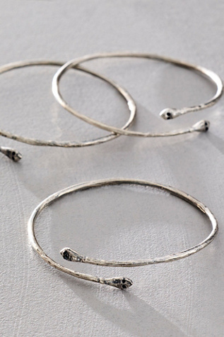 Женский браслет Alkemie Sterling Silver Serpent, цвет: Серебряный — фото 2
