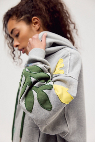 We The Free For All Hoodie at Free People in Heather Grey Combo, Size: XS