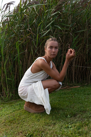 Vintage 1940s Silk Slip Dress