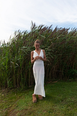 Vintage 1940s Silk Slip Dress