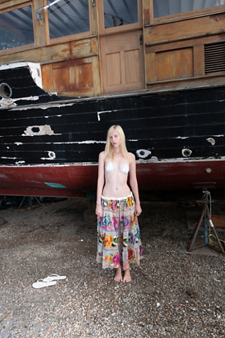 Vintage Embroidered Tulle Skirt
