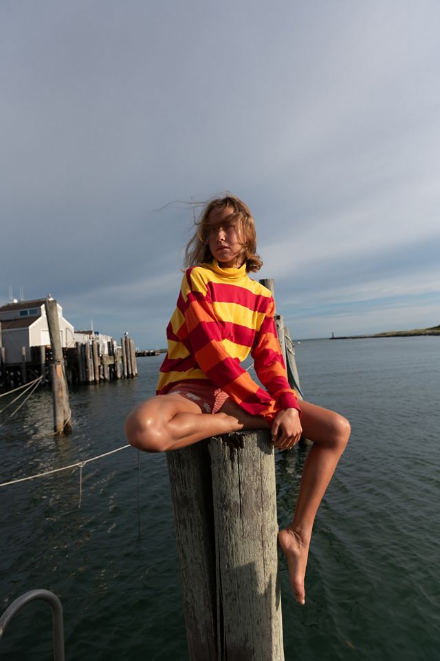 Vintage Colorblocked Stripe Shirt #1