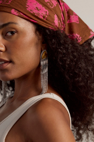 Talk Sweet Fringe Dangles by Free People in Silver