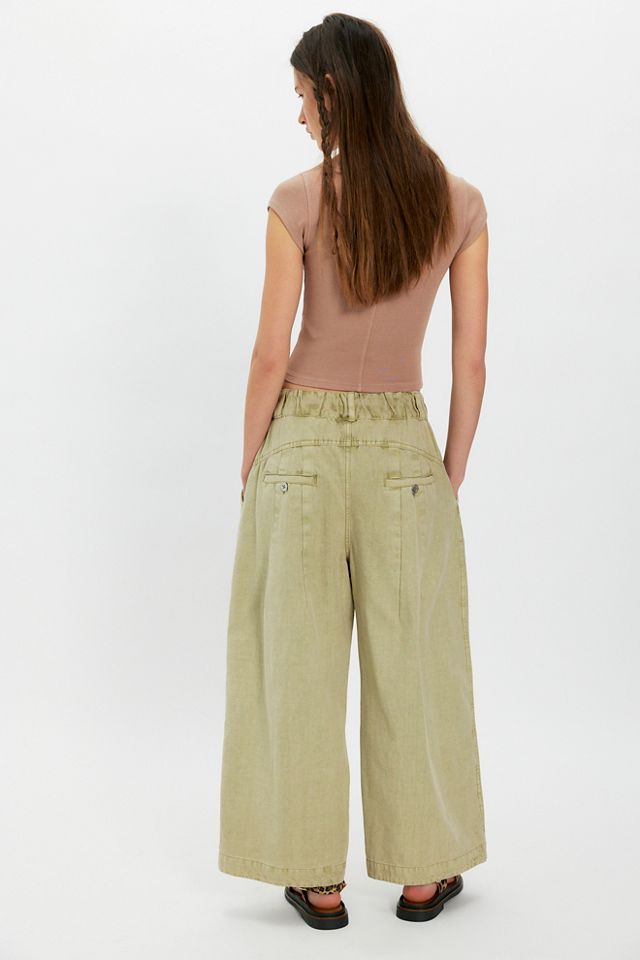 Central Harem Low-Rise Wide-Leg Trousers #2