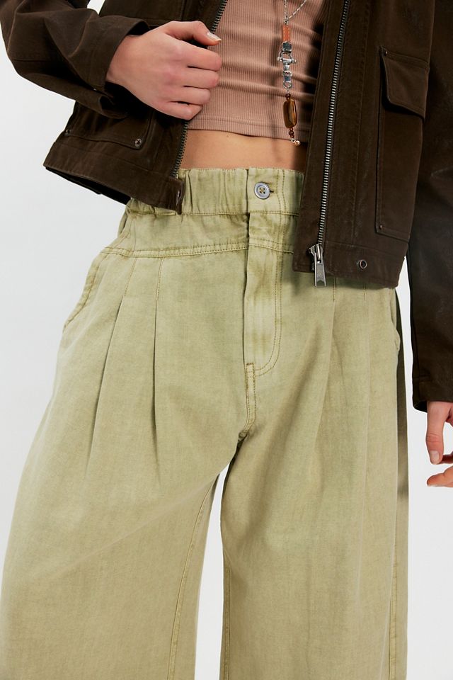 Central Harem Low-Rise Wide-Leg Trousers #3