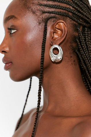 Milli Organic Earrings by Free People in Silver