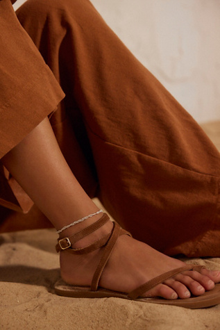 Celia Anklet by Free People in White