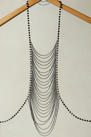 I Love Your Way Rhinestone Body Chain