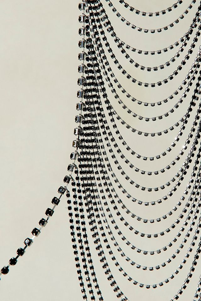 I Love Your Way Rhinestone Body Chain #1