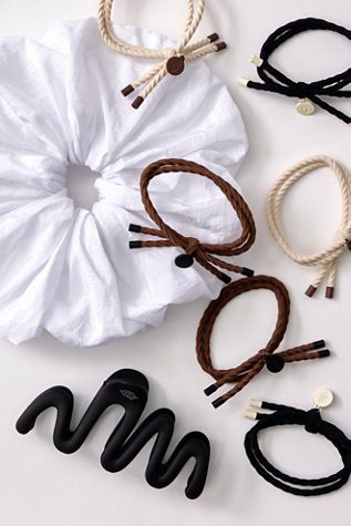 Free People × Ariana Ost Hair Ties Wholesale Yoga Hair Ties 3-Pack with Charms — Ariana Ost x  main image 4