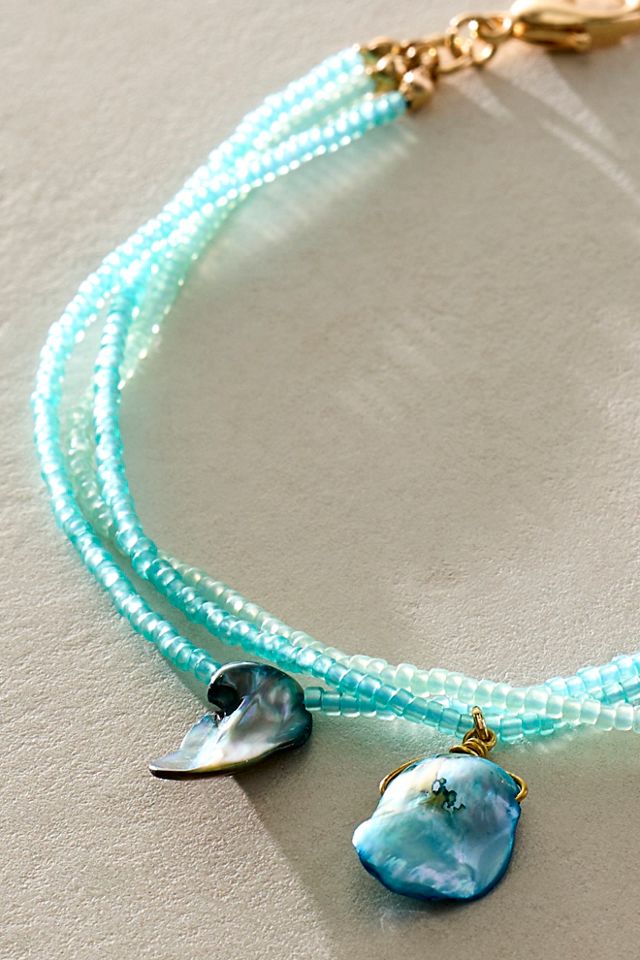 Ariana Ost Ring The Bell Semiprecious Stone Anklet #2