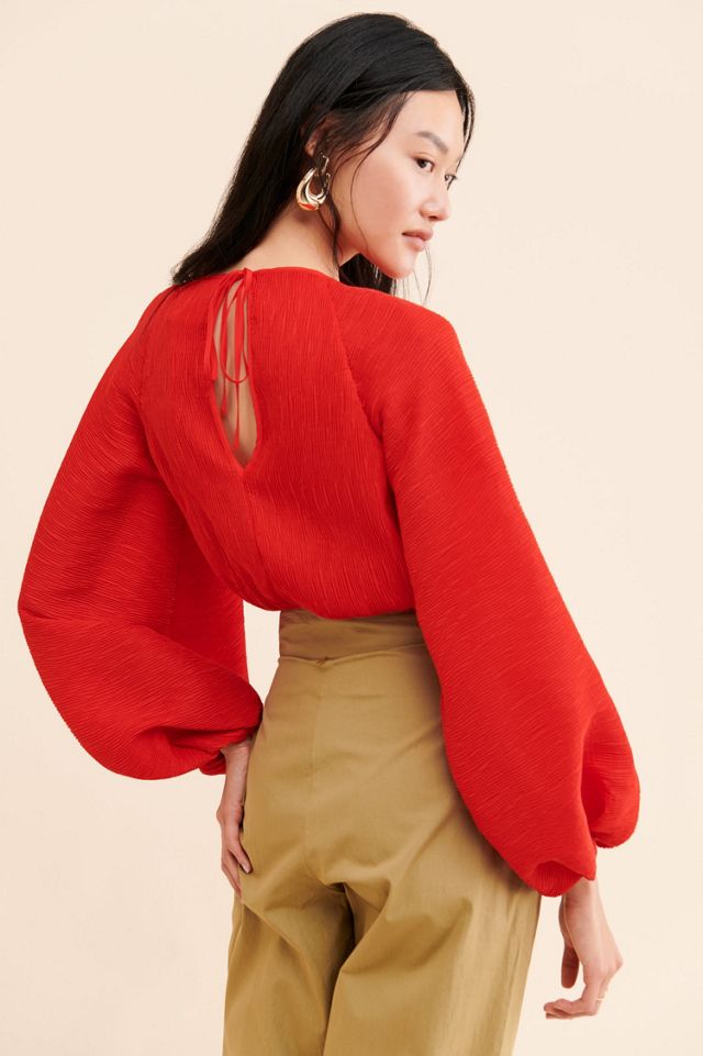 C/Meo Collective Waves of Rouge Blouse #1
