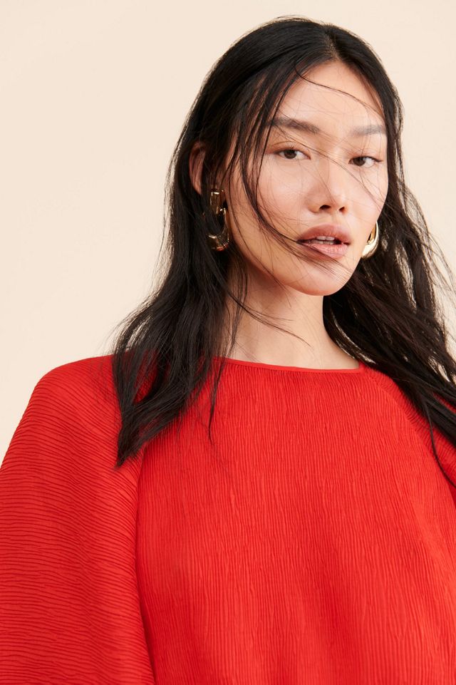 C/Meo Collective Waves of Rouge Blouse #4