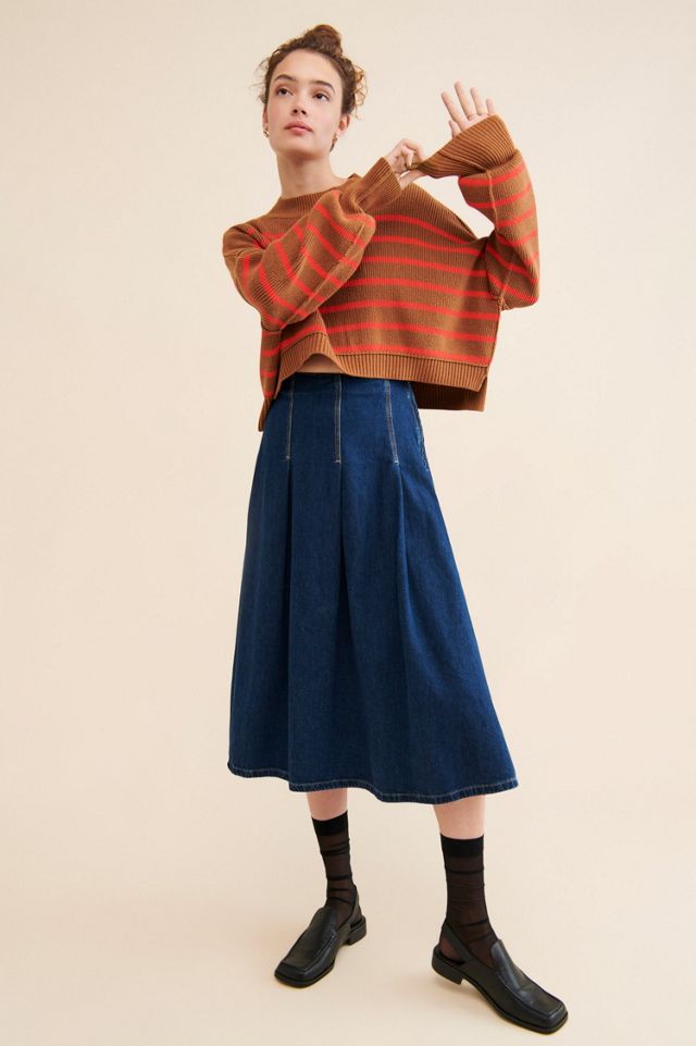 Easy Street Stripe Crop Pullover #3
