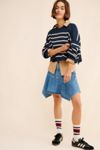 Easy Street Stripe Crop Pullover
