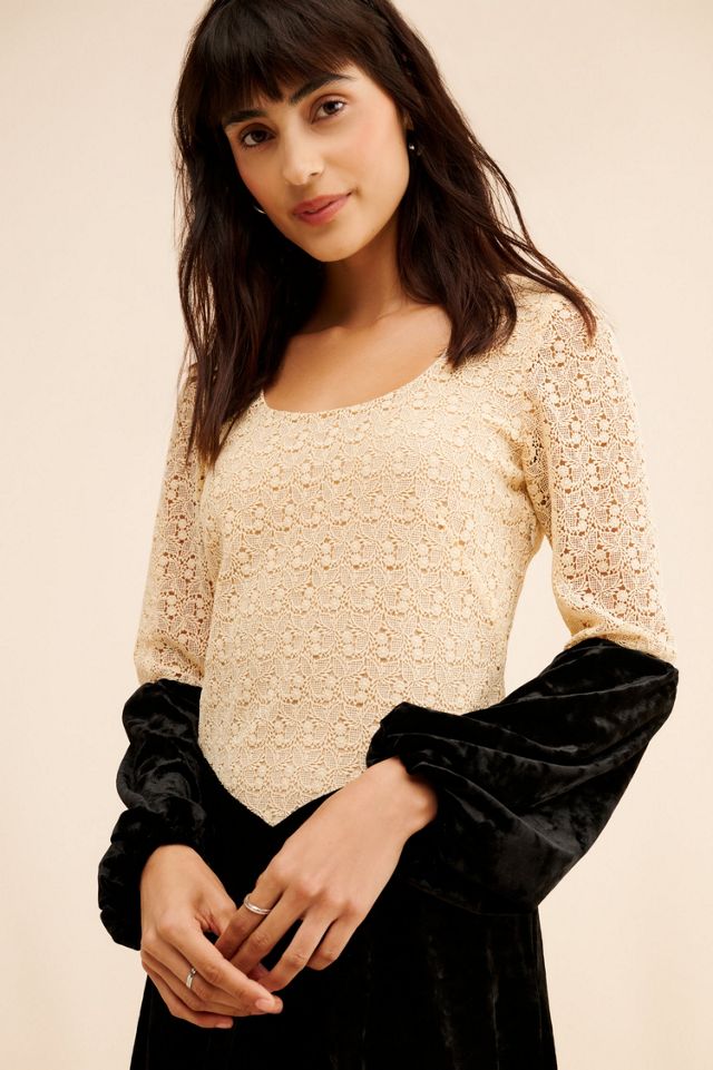 Anna Sui Velvet Lace Mini Dress #2