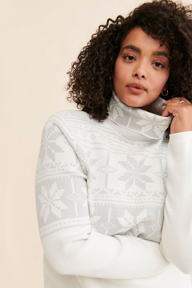 Nuuly X Show Me Your Mumu Cozy Knit Ski Snowflake Pullover #4