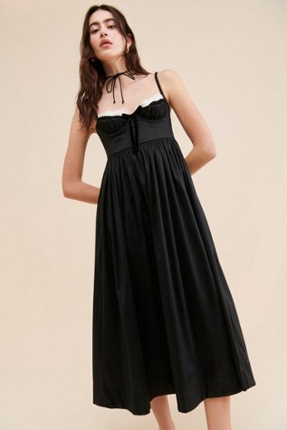 For Love & Lemons Doris Midi Dress