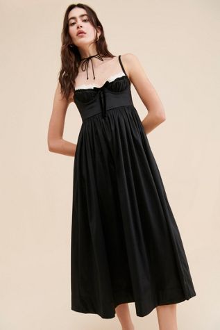 For Love & Lemons Doris Midi Dress