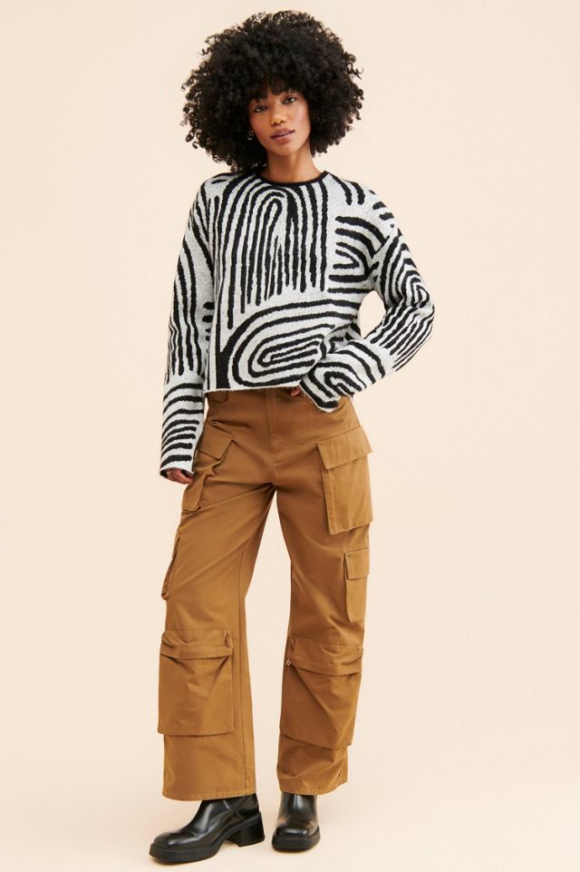Saemdi Abstract Printed Pullover #3