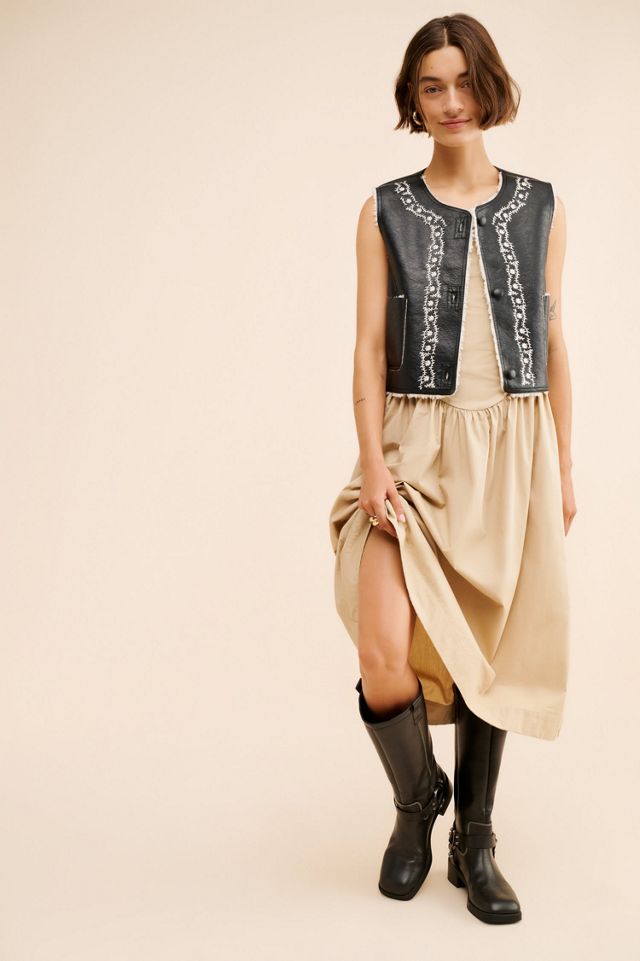 Travelers Reversible Leather Vest #4