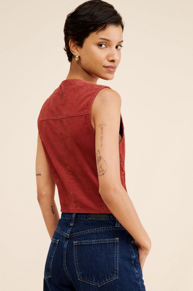 Wrangler Femme Cord Vest #3