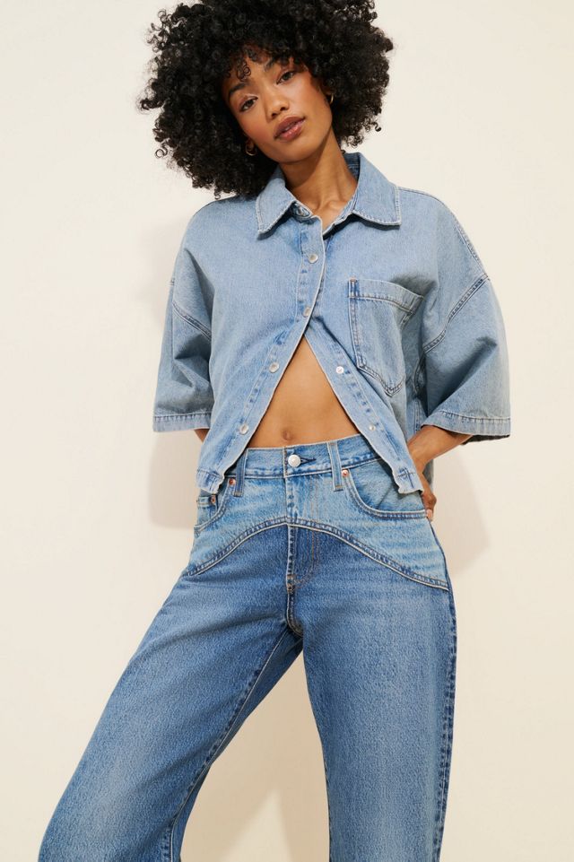 Levi's 501 90's Western Two-Tone Jeans #3