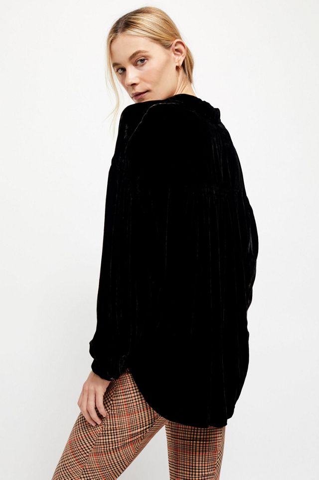 La Luna Velvet Buttondown #3