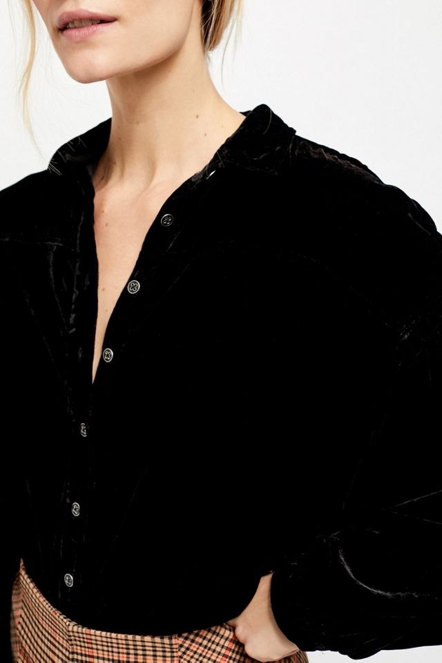 La Luna Velvet Buttondown #2