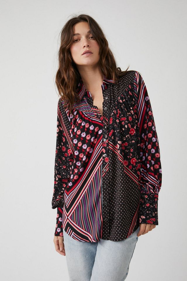 Hazel Printed Buttondown #1