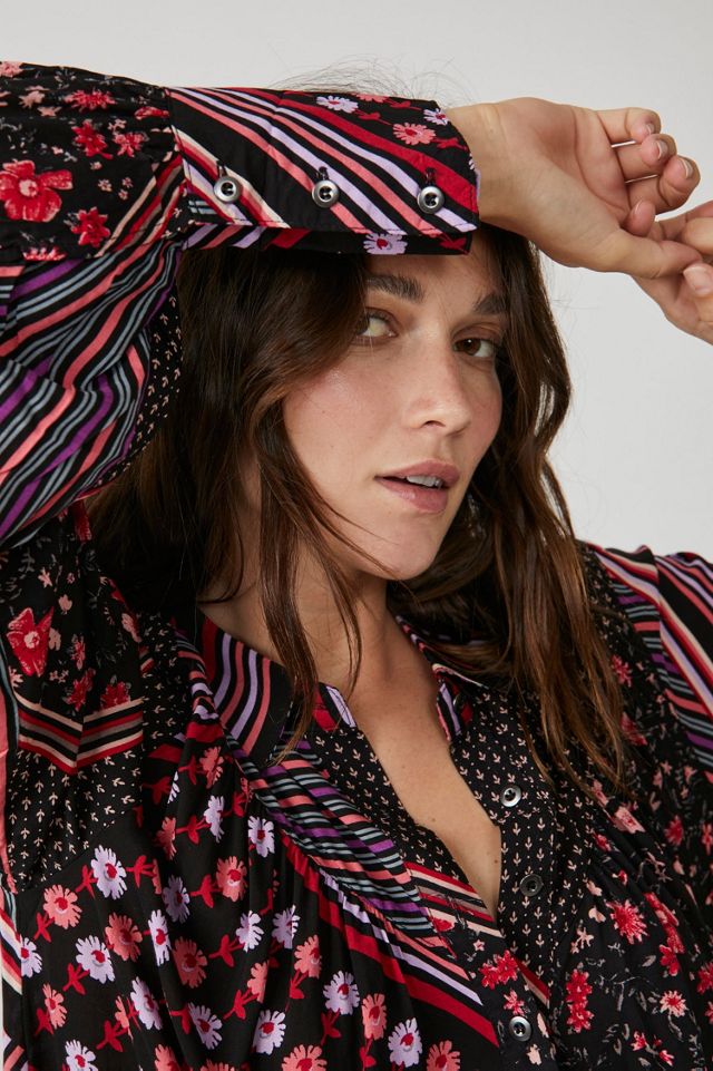 Hazel Printed Buttondown #2