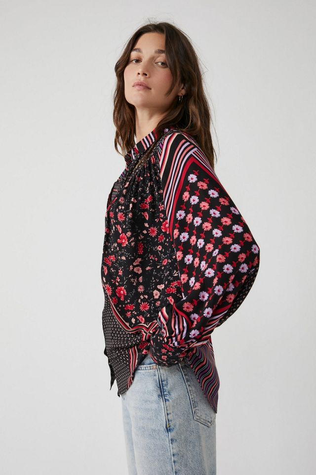 Hazel Printed Buttondown #4