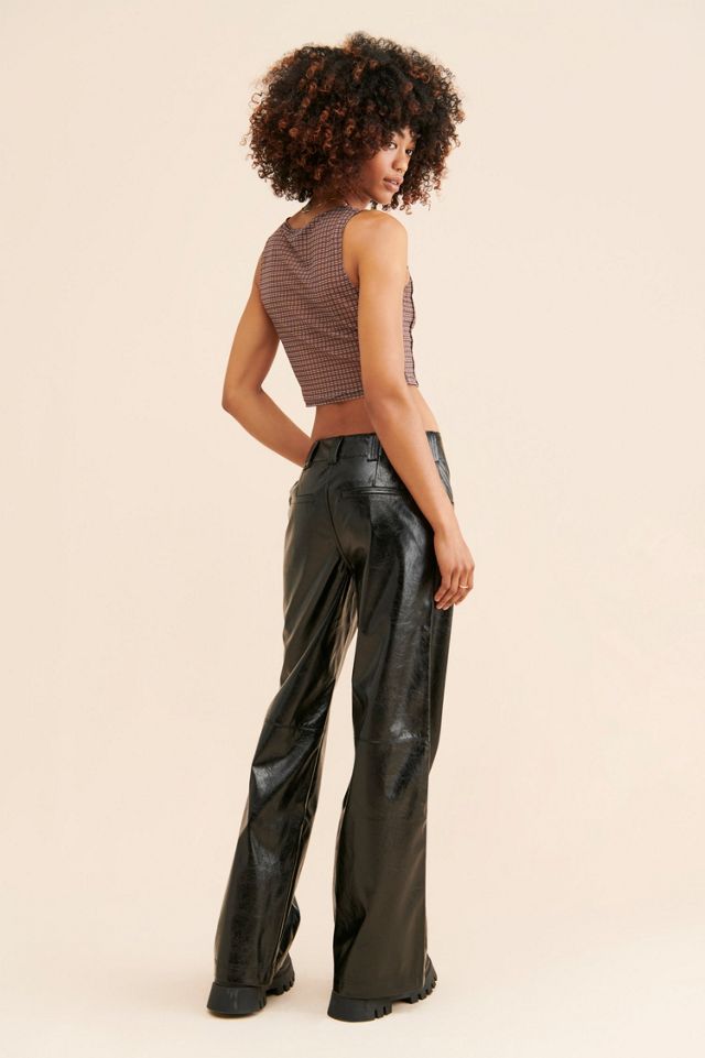 Star-Crossed Lovers Vegan Leather Pants #1