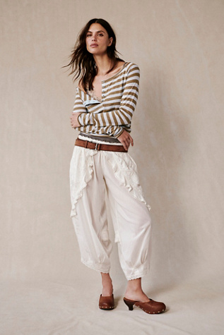 Loved You First House Pants by Intimately at Free People in White, Size: S