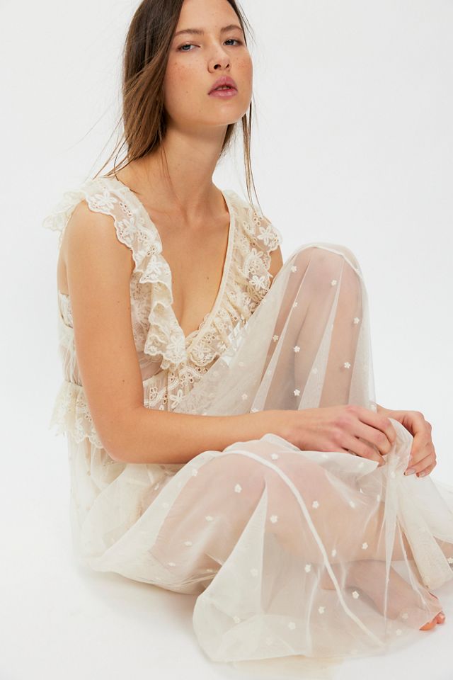 Rosy Days Maxi Slip Dress | Free People