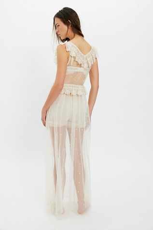 Женское платье Intimately Rosy Days Maxi Slip, цвет: Слоновая кость — фото 5