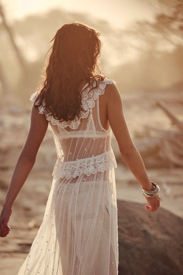 Rosy Days Maxi Slip Dress | Free People