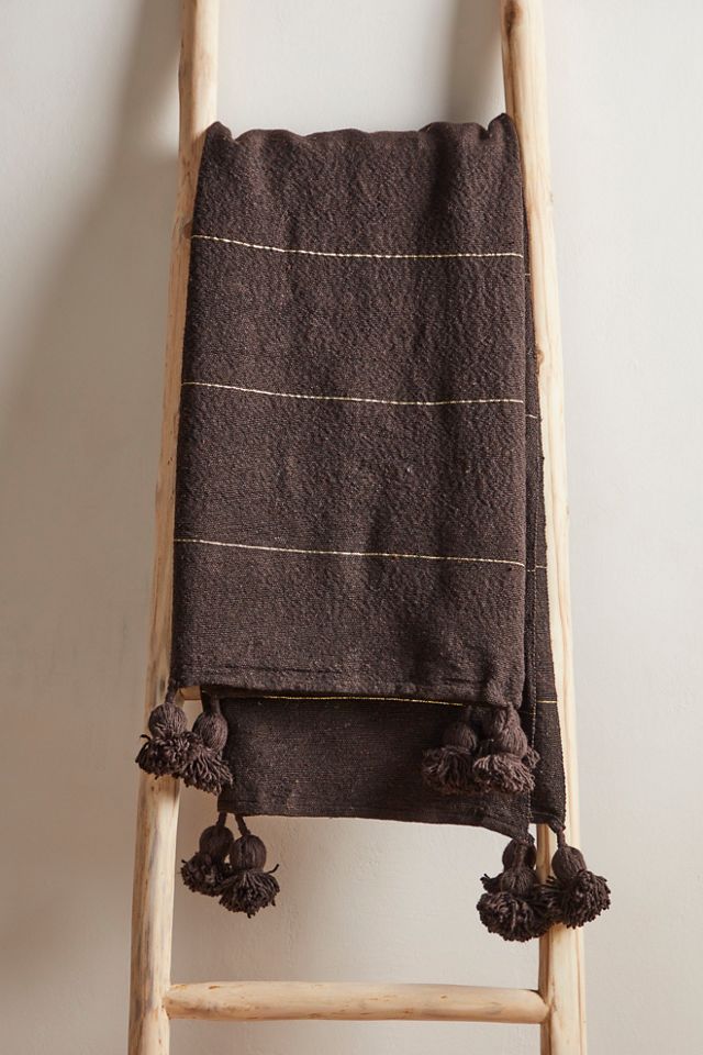 Moroccan Tasseled Blanket #1
