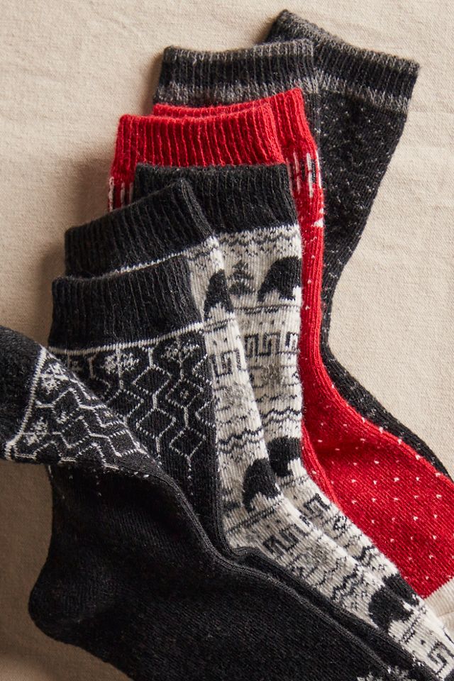 Holiday Boot Socks 4 Pack #1