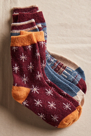 Holiday Boot Socks 4 Pack