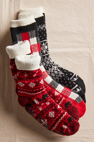 Tall Cozy Lined Lounge Socks