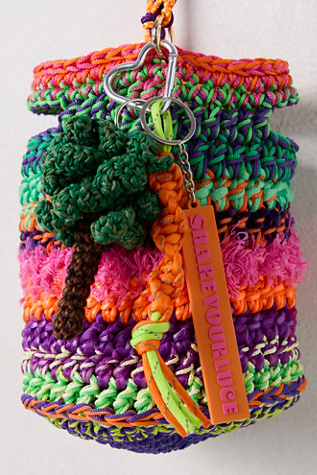 Palm Tree Bag Charm by SHAREYOURLUCE at Free People in Green