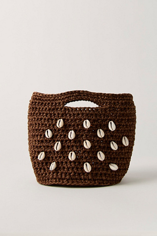 Shell Bag by SHAREYOURLUCE at Free People in Chocolate