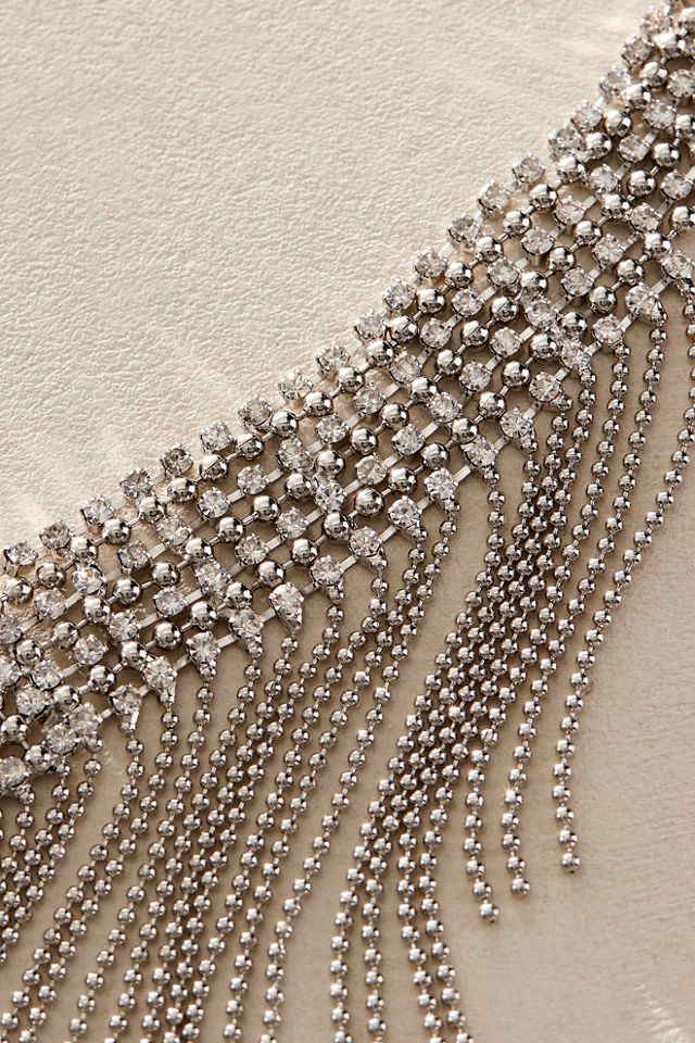 Cross My Heart Fringe Necklace #2