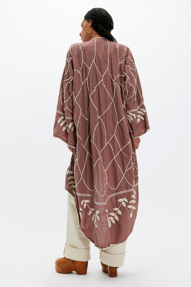 Magnolia Embroidered Duster #1